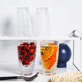 thumbnail image 6 of EVEREST GLOBAL Hobnail Highball Glasses set of 6, 13 oz Old Fashioned Iced Beverage Vintage Set for Milk Beer Soda Juice Whiskey Perfect for Dinner Table Parties Bars Restaurants (Crystal Clear), 6 of 7
