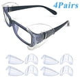 thumbnail image 1 of ddioayh 4 Paires de Lunettes Latérales pour Lunettes à Enfiler Protection Universelle, 1 of 9