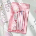 thumbnail image 5 of 7-Piece Stationery Set with Gel Pen, Highlighter, Correction Tape, Eraser and Multi-Color Pen, Portable Writing Supplies Kit for Home, Office and Journaling, 5 of 8