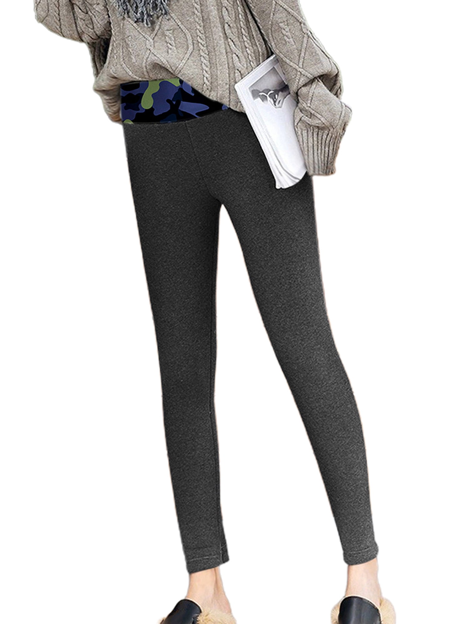 WEARELLA Womens Solid Camouflage Tight 