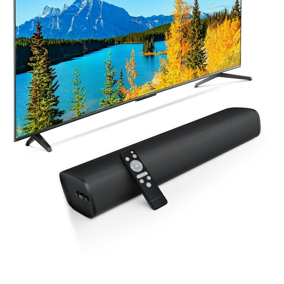 50W Soundbars, Sound Bars For Smart TV Soundbar With ARC/Optical/AUX Connection, TV Soundbar Surround Sound Bars For Home Theater Audio Small Wireless Speaker
