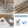 thumbnail image 4 of Brown Blackout Curtains for Bedroom/Living Room, Thermal Insulated Kitchen Curtains, Oil Painting Abstract Art Contemporary Grommet Darkening Window Treatment Drapes 27.5"x39"x2, 4 of 8