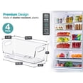 thumbnail image 4 of Sorbus Small Clear Stackable Narrow Storage Bins, Open Front Acrylic Pantry Organizer, 4-Pack, 4 of 9