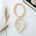 thumbnail image 1 of POINTERTECK [CLEARANCE]Wooden Bead Cotton Rope Hand-woven Curtain Curtain Strap Wooden Bead B Model, 1 of 6