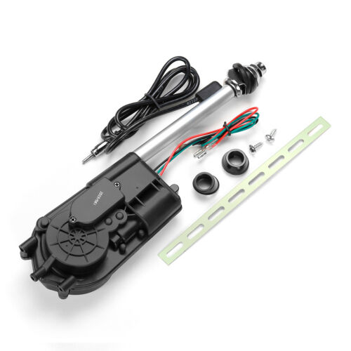 Car Antenna 12V Power 5 Secntions AM telescopic antenna FM Radio Signal Stainless Steel Aerial Kit Automotive Accessory