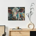 thumbnail image 6 of Picia Colorful Graffiti Cow Pattern Decorative Picture – Unique Wall Art, Modern Canvas Print for Trendy Interiors (Horizontal), 6 of 6