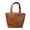Brown, variant on HGIEYS Medium Tote Bags for Women Shoulder Handbag with Zipper Lightweight Everyday Purse for Work