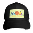 thumbnail image 2 of POBUDS - Sporty Back To School Baseball Cap Adjustable Size for Running Workouts and Outdoor Activities All Seasons casquette for Men Women, 2 of 4