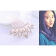 thumbnail image 2 of Women Bride Hairpin Hair Comb Clip Floral Head Piece Crystal Flower Hair Pins, 2 of 5