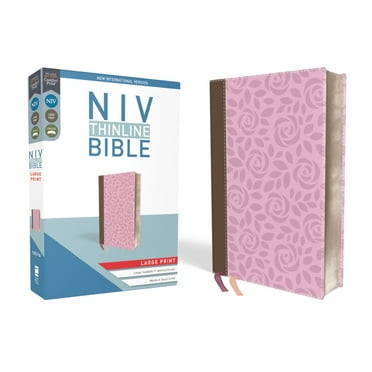 The Jesus Bible, NIV Edition, Imitation Leather, Pink (Hardcover ...