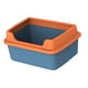 thumbnail image 1 of Cajas de arena para gatos de interior con protector de arena, extraíbles, fáciles de limpiar, de alta Azul, 1 of 9