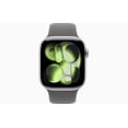 thumbnail image 2 of Restored Apple Watch Series 11 - GPS - 42mm Silver Aluminum Case with Stone Gray Sport Band - M/L (Refurbished), 2 of 5
