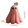 thumbnail image 3 of Dalxymotic Ghost Candle, Spooky Figurine Wax Decor, Decorative Desk Ornament Accent, Cute Spooky Party Gift Idea, Ghost Candle Decoration Gift for Home, Table, Desk, Mantel, 3 of 7