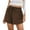 Coffee, variant on Sngxgn Women's Shorts Shorts with Deep Pockets Long Shorts for Women Lounge Walking (Khaki,S)