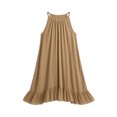 thumbnail image 4 of AUNVITO Women's Sleeveless Dress Round Neck Tank Style Casual and Comfortable Summer Dress, 4 of 9