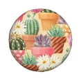 thumbnail image 2 of Balery Succulent And Cactustire Cover Waterproof Dust-Proof, Universal Spare Wheel Tire Cover For Trailer, Rv, Suv Truck And Vehicle Camper Accessories-16 Inch, 2 of 9