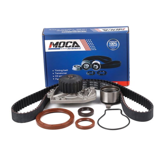 MOCA AUTOPARTS Timing Belt Kit with Water Pump Fit for 1994-2001 Acura Integra 1.8L & 1997-2001 Acura Integra 1.8L