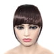 thumbnail image 1 of Pelucas con flequillo para mujer, peluca ondulada suelta, trenza, diadema, flequillo sintético, extensiones de cabello con flequillo térmico para mujer, un solo cepillo, 1 of 2