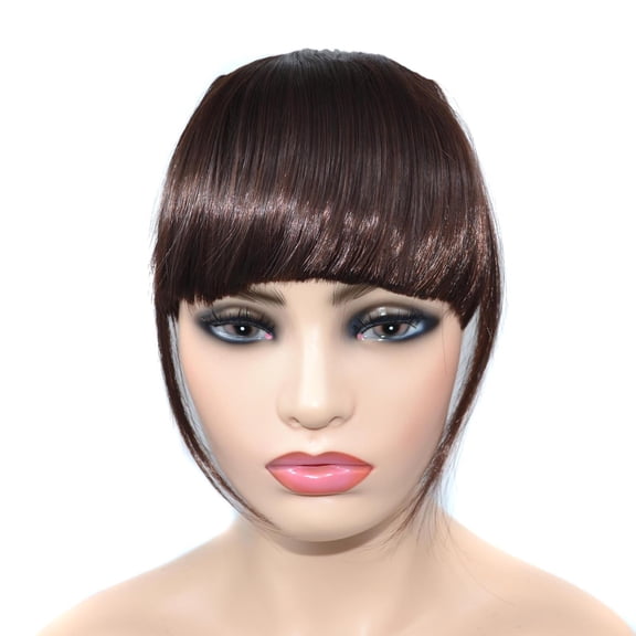 Qliuoazw Braid Hairband Synthetic Bangs Heat Bangs Hair Extensions For Lady