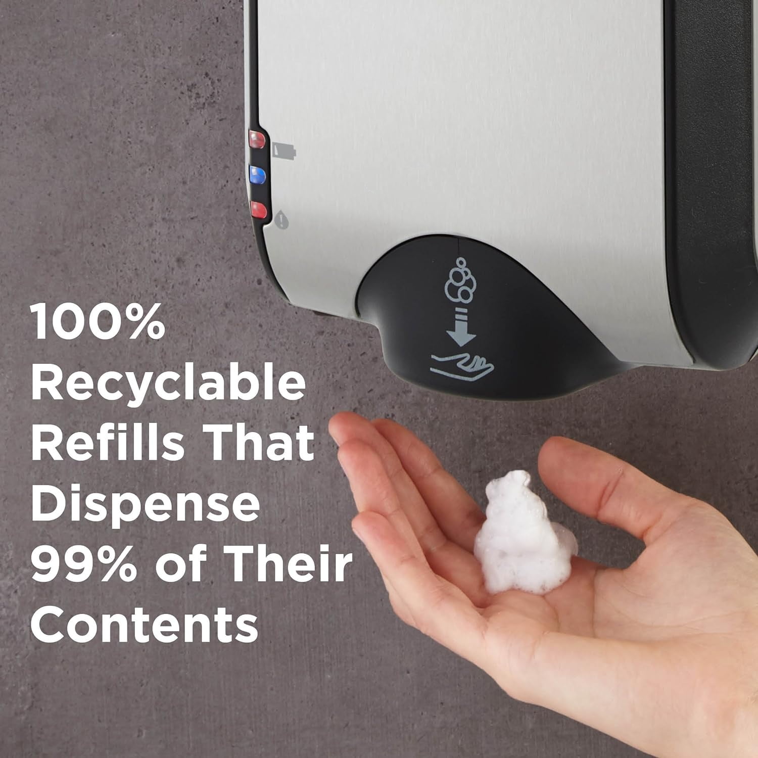 enMotion Gen2 Moisturizing Foam Soap Dispenser Refill by GP PRO; Dye and Fragrance Free; 42714; 1200 mL Per Bottle; 2 Bottles Per Case