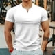 thumbnail image 4 of Camisetas para hombre, camiseta de secado rápido para hombre, camiseta lisa sin logotipo, camiseta lisa para gimnasio, cuello en V, ropa de verano barata y de alta calidad S, 4 of 5