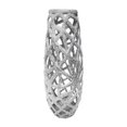 thumbnail image 1 of Sagebrook Home Ceramic 18" Cut-Out Vase, Silver, 1 of 1
