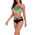 thumbnail image 5 of New & Trending Bpxiofoy Bikini Sets for Women, Triangle Bikini Sets for Women, Beach Vacation Clothes for Women, Bathing Suits Color Block Bikini Sets, Beach Vacation Essentials, Yellow S, 5 of 5