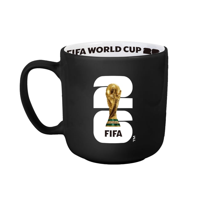 Taza HONAV FIFA World Cup 2026 negra de cerámica 450 ml