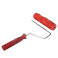 thumbnail image 3 of Various Embossed Pattern Painting Roller With Plastic Handle Brush Tool 7" B, 3 of 5