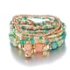 thumbnail image 4 of Pulseras bohemias para mujer Pulsera elástica de cuentas de colores multicapa Pulseras con dijes de cuentas Joyería hecha a mano, 4 of 5