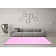 thumbnail image 3 of Ahgly Company Indoor Square Abstract Pink Contemporary Area Rugs, 5' Square, 3 of 4