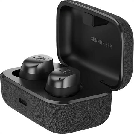 Restored Sennheiser - MOMENTUM True Wireless 4 Earbuds - Black (Refurbished)