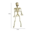 thumbnail image 6 of Halloween Posable Skeleton Decorations 40cm Life Size Human Skeleton Ornament with Movable Joints Hanging Skull Decor for Haunted House Yard Indoor Outdoor Halloween Party Decoration, 6 of 7