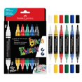 thumbnail image 1 of Marcadores de pintura Faber-Castell Shake & Paint Classic 6 de doble punta, 1 of 7