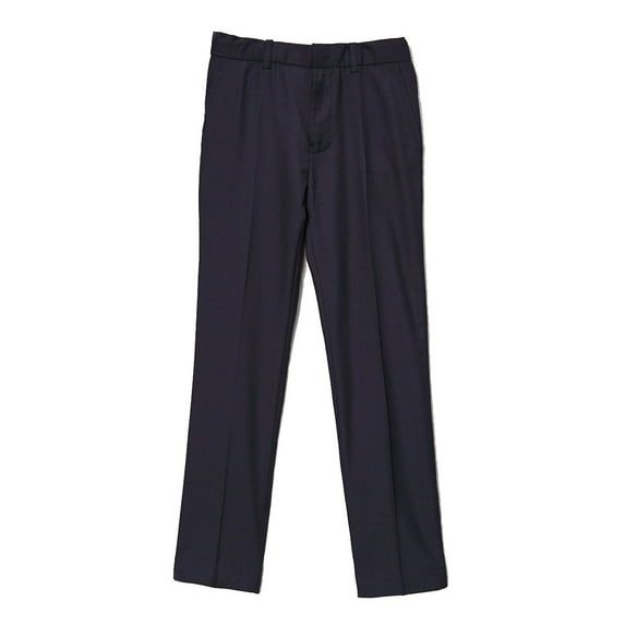 Elie Balleh Navy Solid Boys Dress Pants Slacks