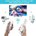 thumbnail image 2 of LUXMO 2in1 Built in Motion Plus Remote Controller Nunchuck Set Fo Wii&Wii U Console Video Games, 2 of 9