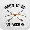 thumbnail image 4 of Inktastic Boys Archery Born to Be an Archer Boys or Girls Baby Bib, 4 of 4