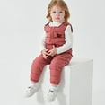 thumbnail image 2 of Gpaecead Baby Toddler Unisex Winter Snow Pants Down Puffer Warm Overall Windproof Fleece Lined and Redular Watermelon Red, 2 of 8