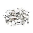 thumbnail image 4 of 30 Piezas de Pegamento Ovalado Soledad Plata Antigua en Soporte para Colgantes de Collar 4 piezas, 4 of 10