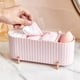 thumbnail image 4 of Desktop Cotton Swabs Dispenser Holder Cotton Ball Storage Box Jar for Cosmetic Cotton Pads Bathroom Organizer Canisters, 4 of 5