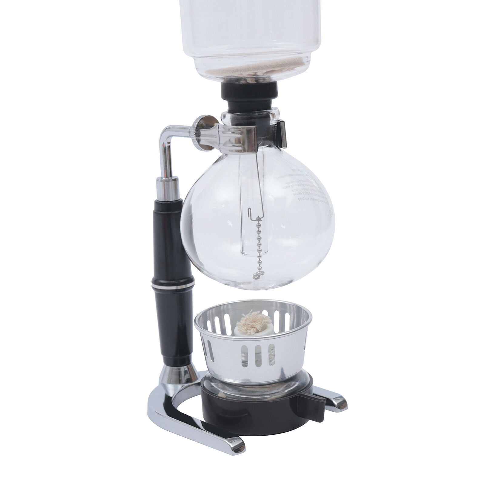 3 Cup Coffee Maker Siphon Syphon Vacuum Tabletop Siphon Pot Alcohol Lamp Home