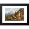 thumbnail image 2 of Adalbert Waagen 24x17 Black Modern Framed Museum Art Print Titled - A View of the Watzmann Mountain (1878), 2 of 5