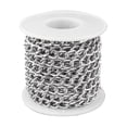 thumbnail image 2 of destyer Curb Chains Twisted Cross Cable Chain DIY Jewelry Findings Materials Silver, 2 of 9
