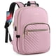 thumbnail image 1 of Mochila LOVEVOOK para portátil de mujer de 15,6 pulgadas con puerto USB, color rosa, 1 of 9