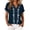 Navy, variant on cocolona Womens Summer Linen V Neck Tops Short Sleeve Embroidery Shirts Trendy Casual Loose Blouses