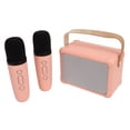 thumbnail image 3 of Bluetooth Speaker HIFI Sound Quality Faster Transmission Anti Interference LED Lighting Bluetooth Speaker for Home Party Pink Dual Microphones, 3 of 14