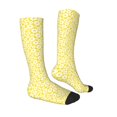 thumbnail image 3 of Picia Women Crew Soft Moisture-wicking Socks Daisies Flowers Pattern Design Cotton Socks, One Size fit All, 3 of 9