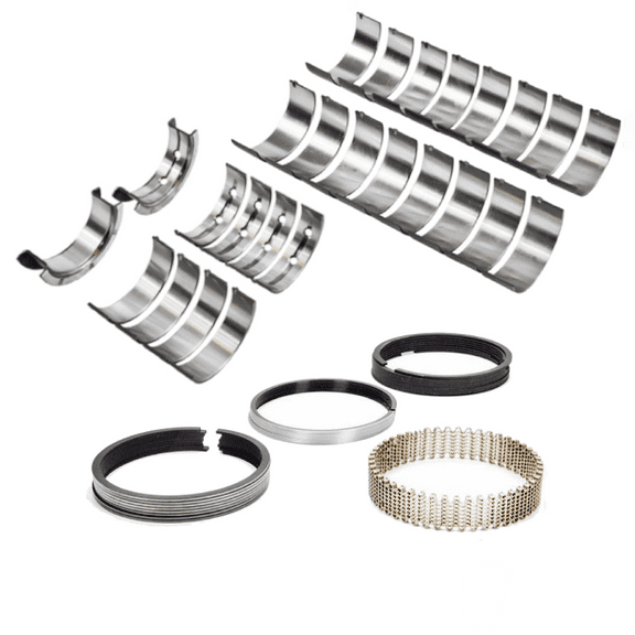 SUSUCAR Std Rod & Main Bearing Piston Rings Fits 99-16 Chevy GM Gen III IV LS 4.8L 5.3L