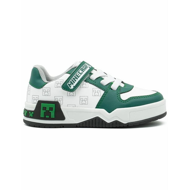 Tenis Yuyin Para Niños Minecraft Creeper Antiderrapante 18-25 blanco 25