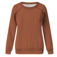 thumbnail image 4 of PENGXIANG Chandails en Molleton Décontractés à Col Rond pour Femmes Manches Longues Coupe Ample Chandail Doux Tenues de Mode Automne, 4 of 7